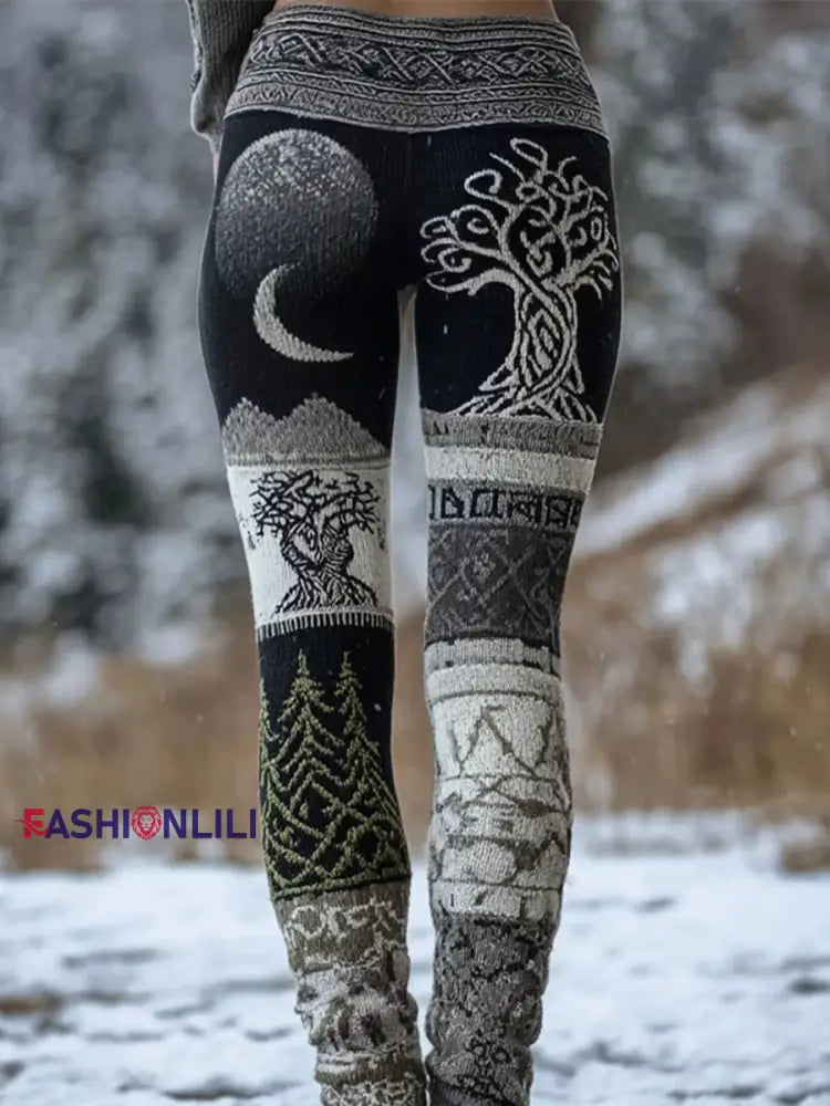 Women’s Viking Velvet Lined Leggings As picture / S