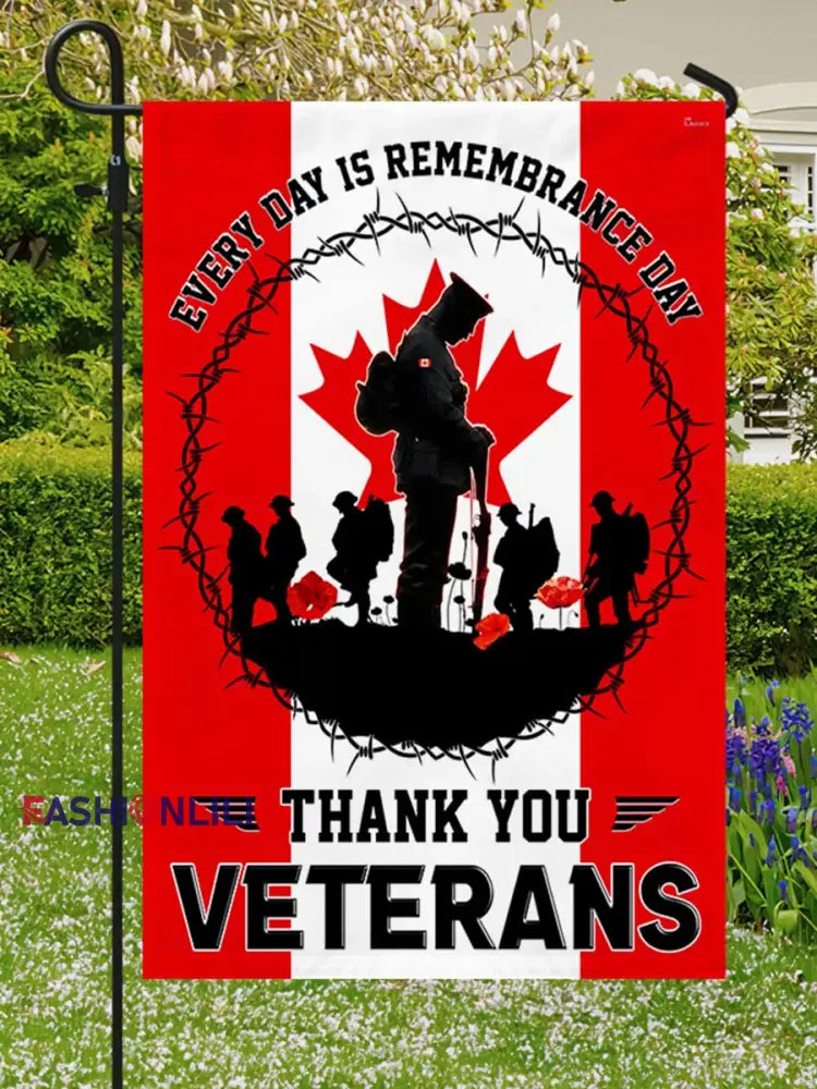 Canadian Remembrance Day Printed Banner (90*150cm) As picture / ONE