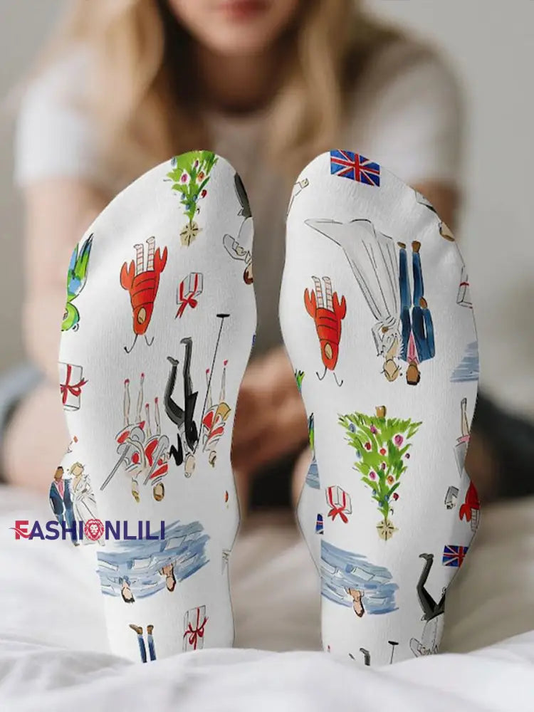 Christmas unisex socks As picture / ONE