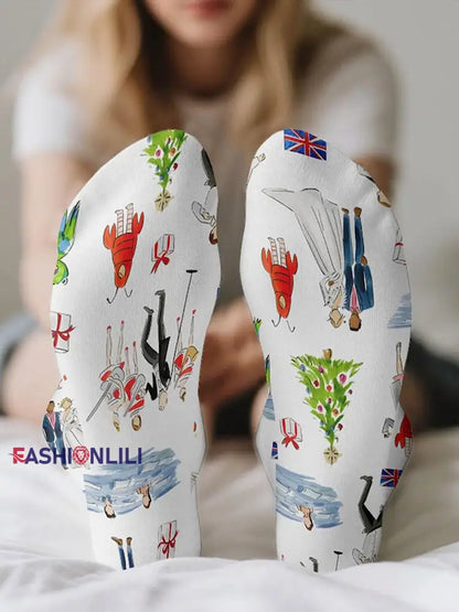 Christmas unisex socks As picture / ONE