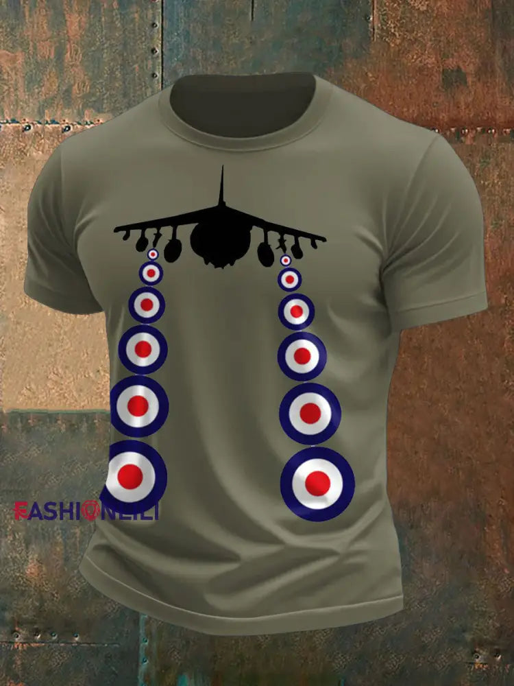 Men’s Air Mods Music Lover Printed T-shirt Army Green / S