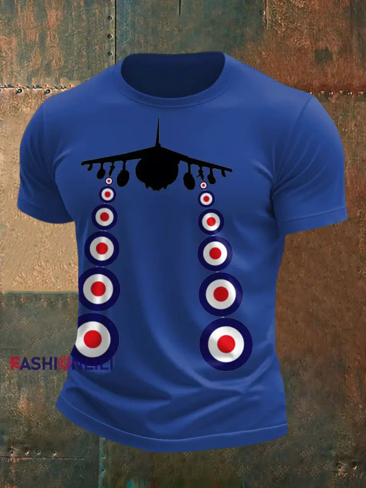 Men’s Air Mods Music Lover Printed T-shirt Royal Blue / S
