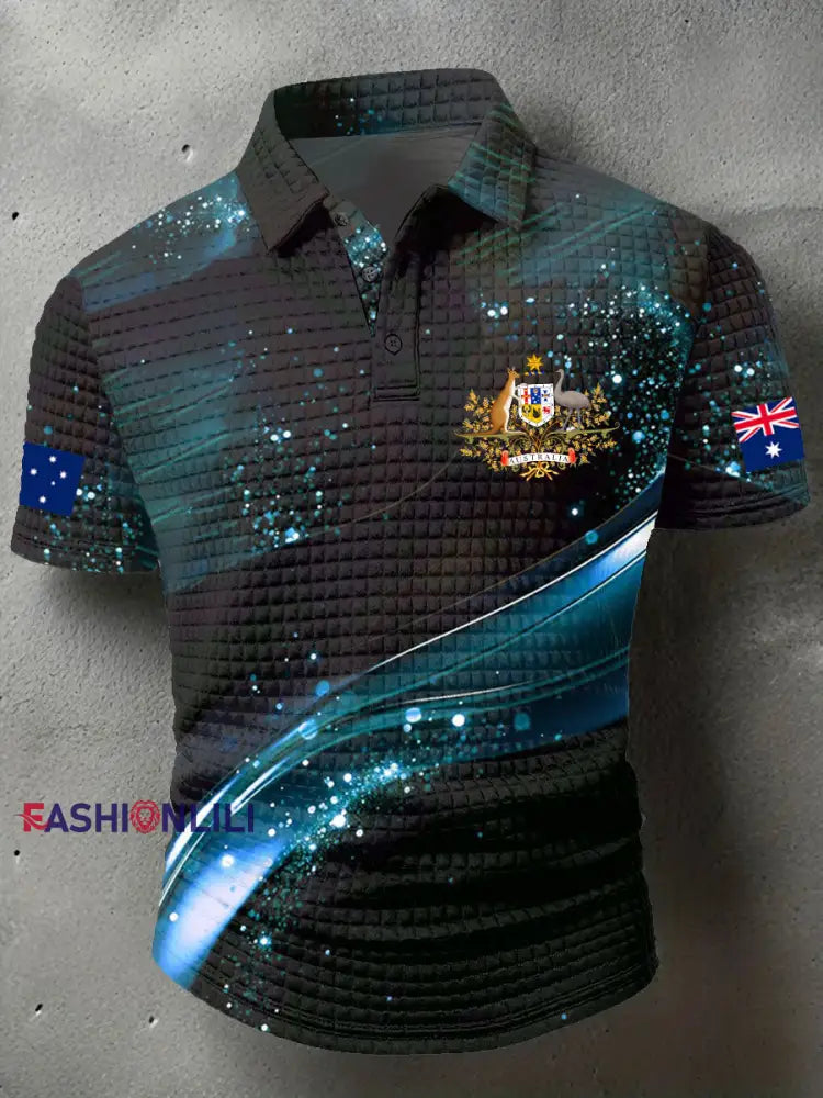 Men’s Australia short sleeve shirt As picture / S