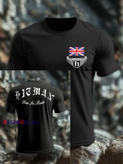 Men’s Boxing Lover Rip Hitman Legend Printed T-Shirt Black / S