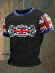 Men’s British Proud Printed T-Shirt Black / S