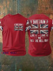 Men’s British Proud Printed T-shirt Red / S