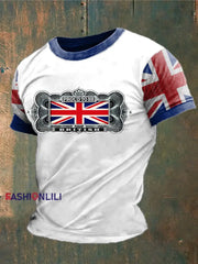 Men’s British Proud Printed T-Shirt White / S