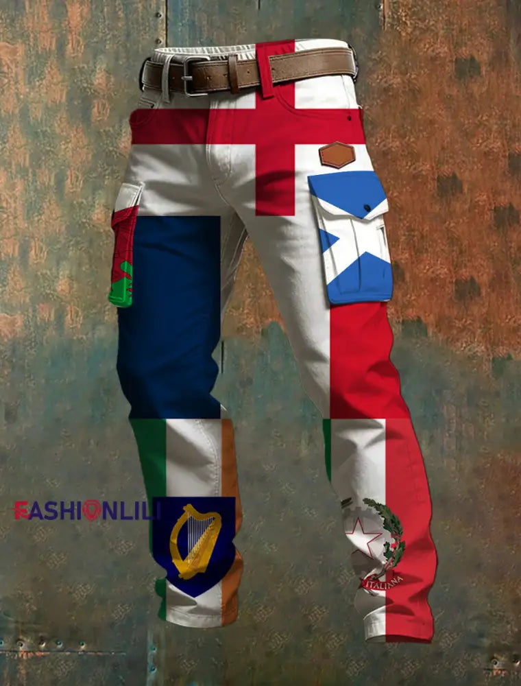 Men’s British Rugby Six Nations Element Print Trousers A / S