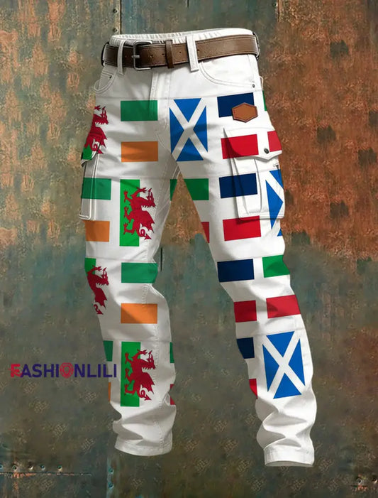 Men’s British Rugby Six Nations Element Print Trousers A / S