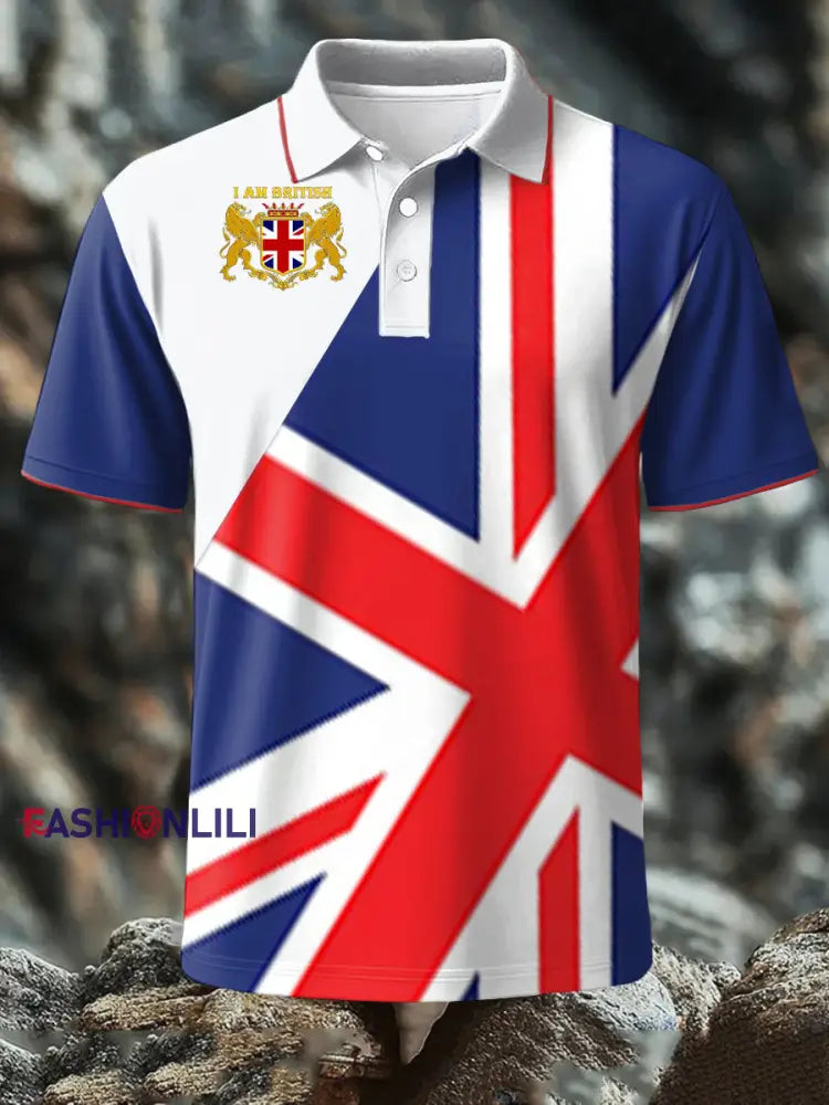 Men’s British short sleeve shirt As picture / S