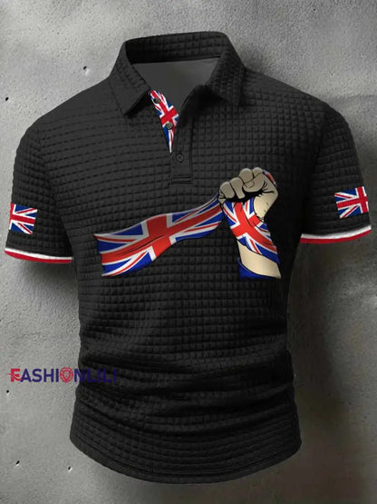Men’s British short sleeve shirt Black / S