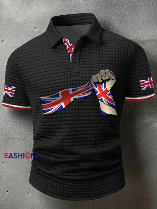 Men’s British short sleeve shirt Black / S