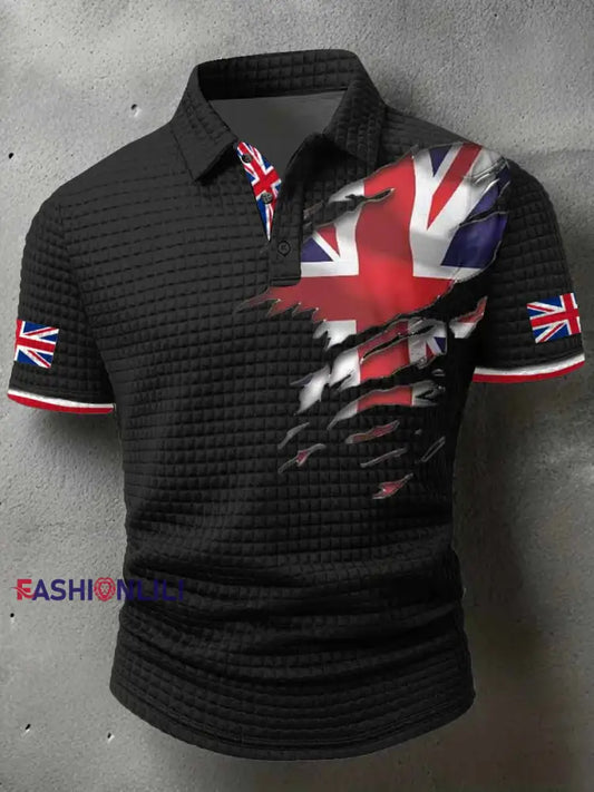 Men’s British short sleeve shirt Black / S
