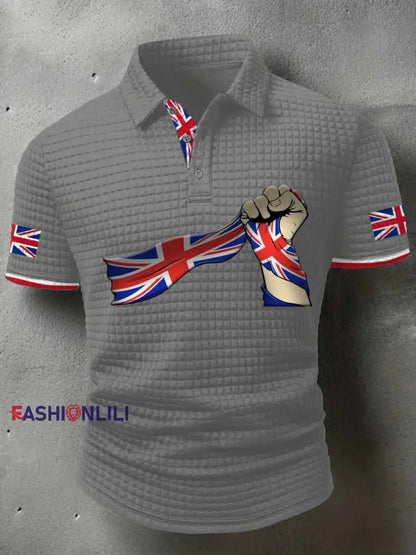 Men’s British short sleeve shirt Light Gray / S