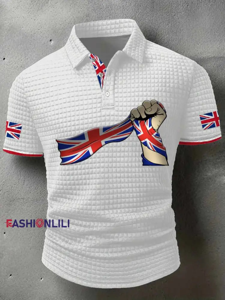 Men’s British short sleeve shirt White / S