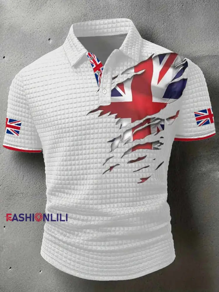 Men’s British short sleeve shirt White / S