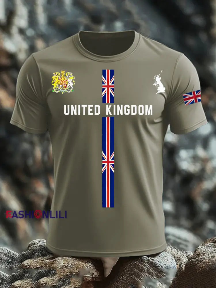 Men’s British short sleeves t-shirt Army Green / S