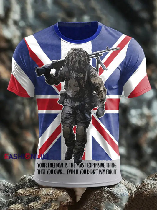 Men’s British short sleeves t-shirt As picture / S