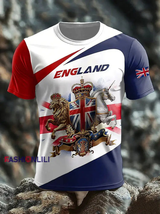 Men’s British short sleeves t-shirt As picture / S