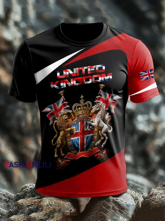 Men’s British short sleeves t-shirt As picture / S