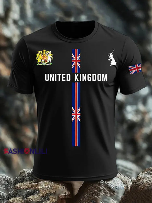 Men’s British short sleeves t-shirt Black / S
