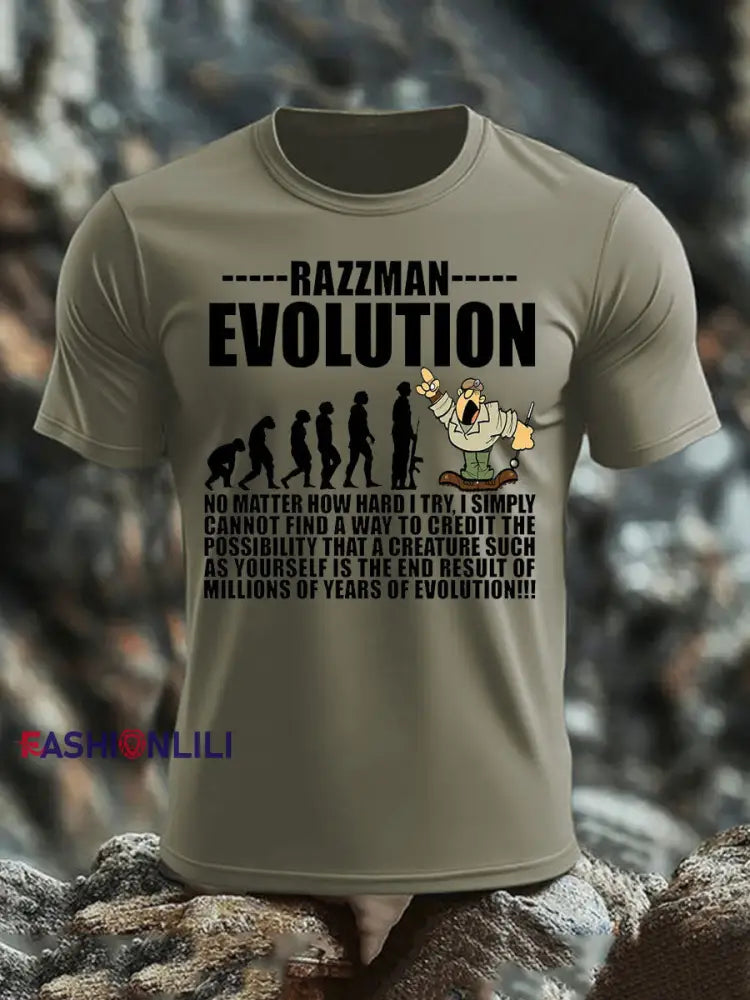Men’s British Veteran imitation cotton short sleeved T shirt Army Green / S