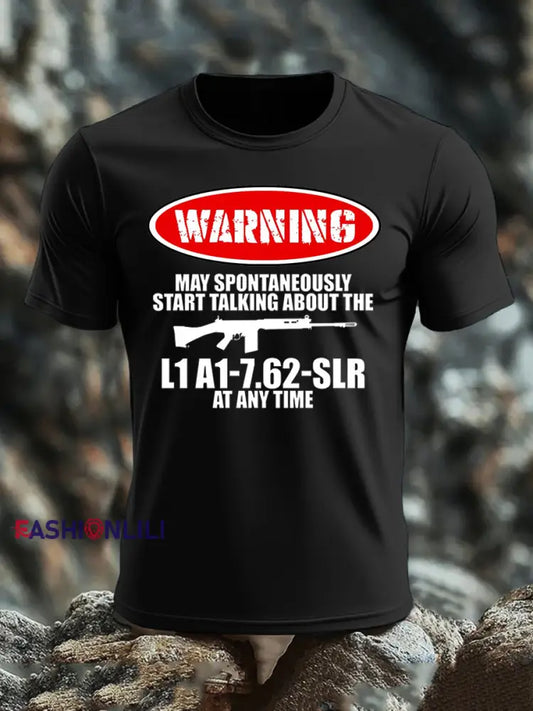 Men’s British Veteran imitation cotton short sleeved T shirt Black / S