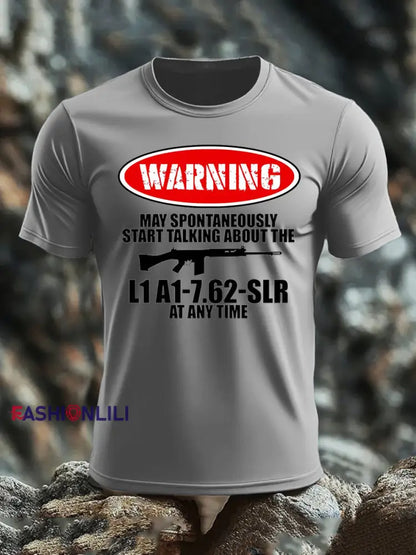 Men’s British Veteran imitation cotton short sleeved T shirt Light Gray / S