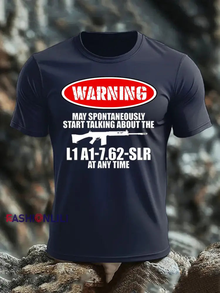 Men’s British Veteran imitation cotton short sleeved T shirt Navy Blue / S