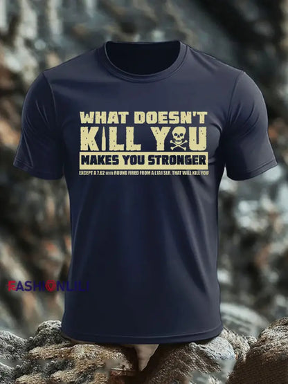 Men’s British Veteran imitation cotton short sleeved T shirt Navy Blue / S