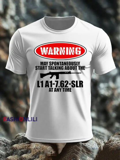 Men’s British Veteran imitation cotton short sleeved T shirt White / S