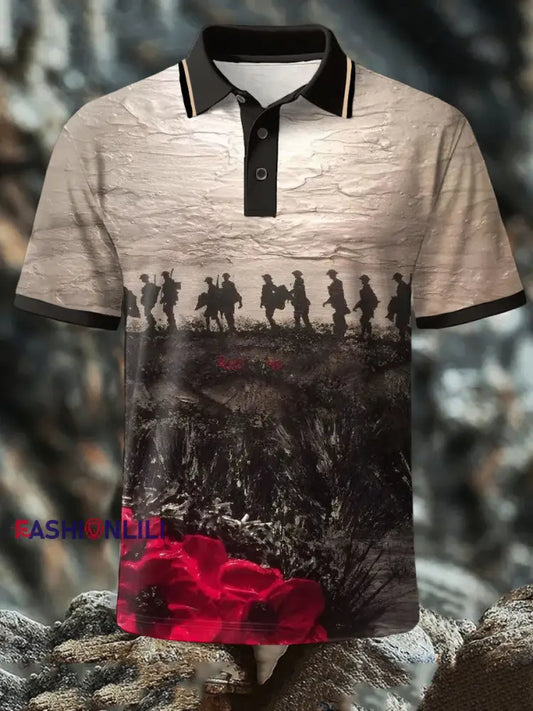 Men’s British Veteran short sleeve shirt As picture / S
