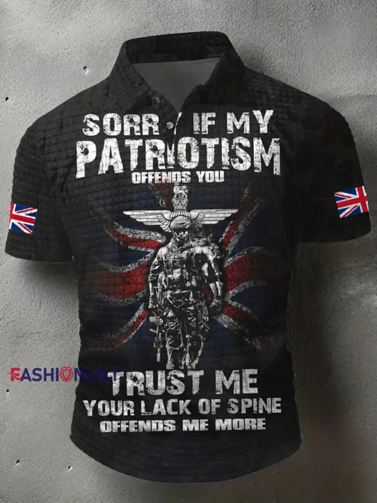 Men’s British Veteran short sleeve shirt As picture / S