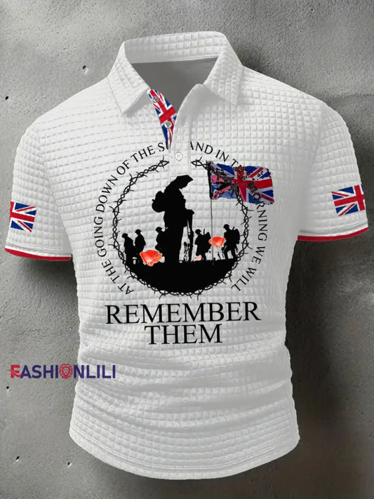 Men’s British Veteran short sleeve shirt White / S