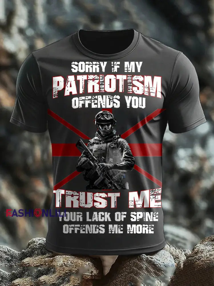 Men’s British Veteran short sleeves T-shirt As picture / S
