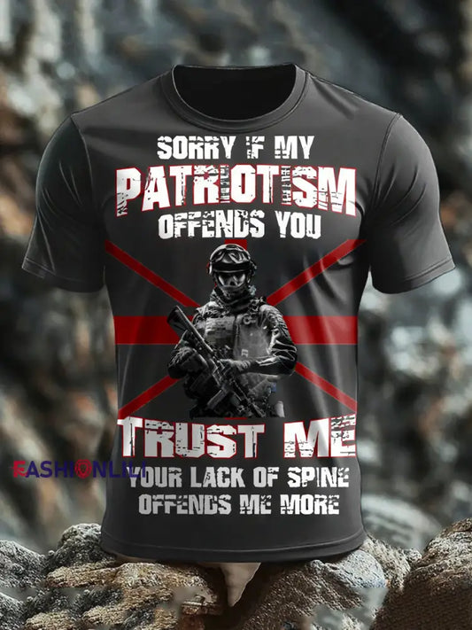 Men’s British Veteran short sleeves T-shirt As picture / S