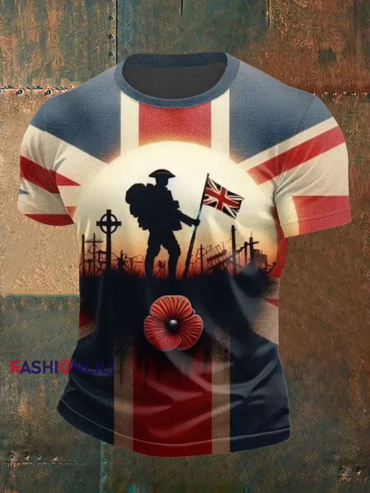 Men’s British Veteran short sleeves t-shirt As picture / S