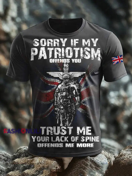 Men’s British Veteran short sleeves t-shirt As picture / S