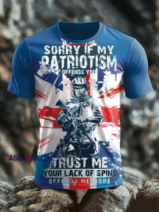Men’s British Veteran short sleeves T-shirt As picture / S