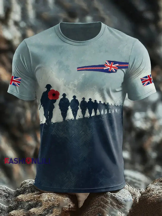 Men’s British Veteran short sleeves t-shirt As picture / S