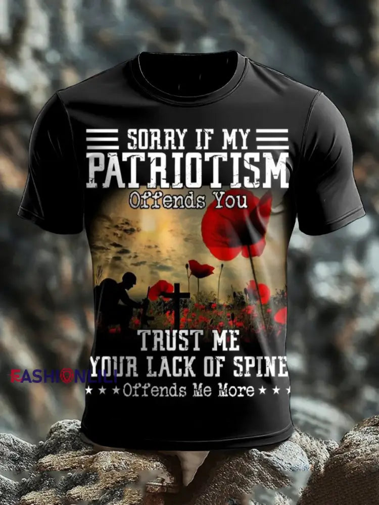 Men’s British Veteran short sleeves T-shirt As picture / S