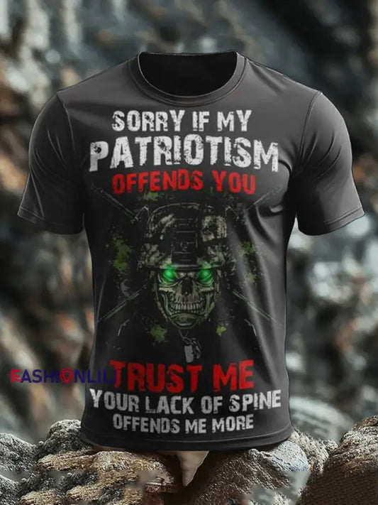 Men’s British Veteran short sleeves t shirt As picture / S
