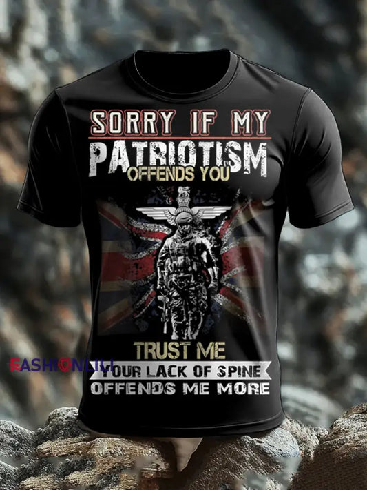 Men’s British Veteran short sleeves t-shirt Black / S