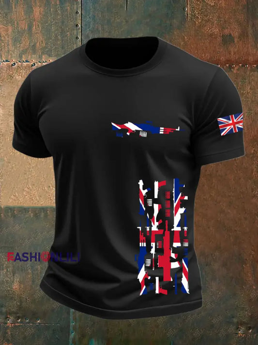 Men’s British Veteran short sleeves t-shirt Black / S