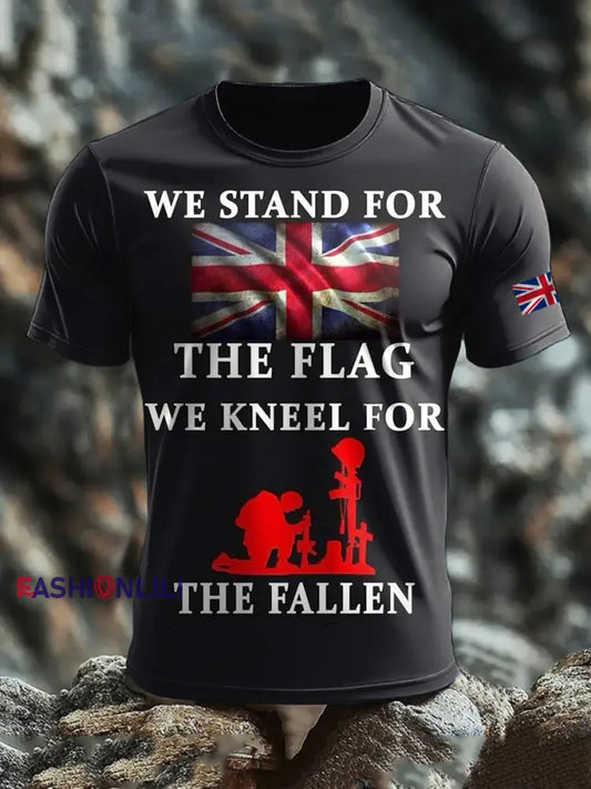 Men’s British Veteran short sleeves t-shirt Black / S