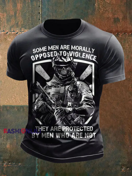 Men’s British Veteran short sleeves t-shirt Black / S