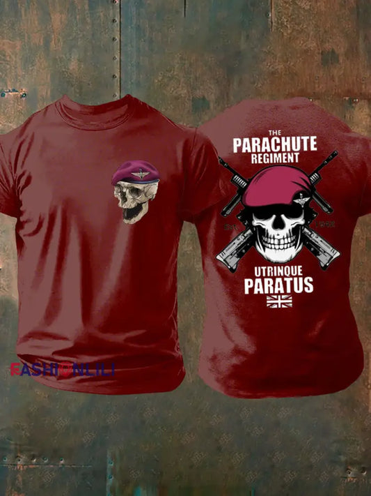 Men’s British Veteran short sleeves T-shirt Brick Red / S
