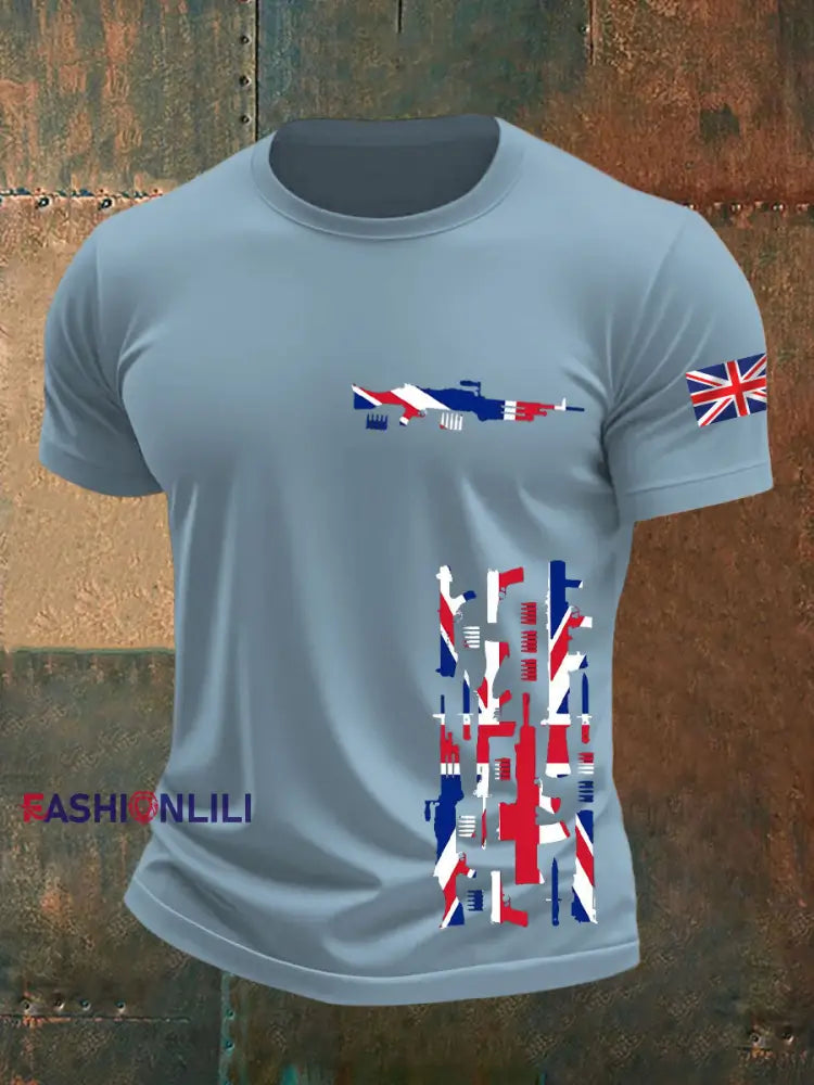 Men’s British Veteran short sleeves t-shirt Sky Blue / S