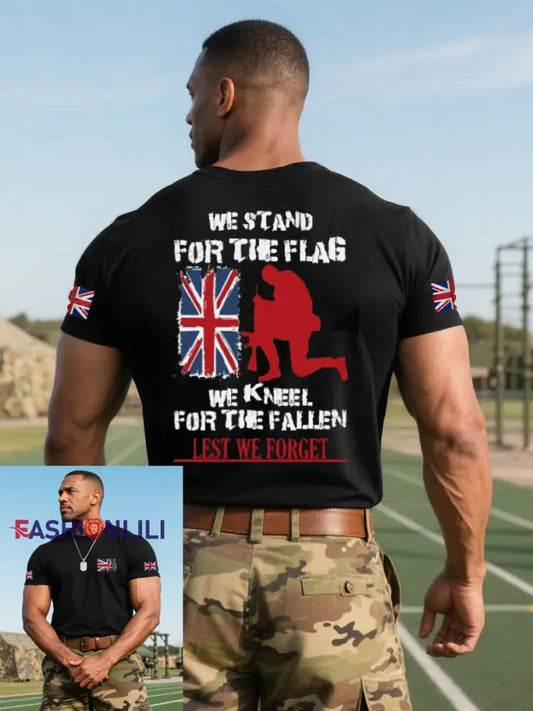 Men’s British Veteran T-Shirt Black / S