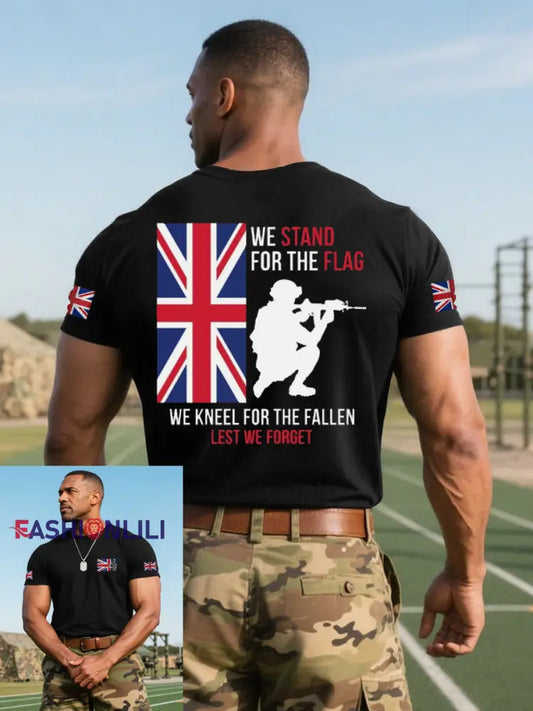 Men’s British Veteran T-Shirt Black / S